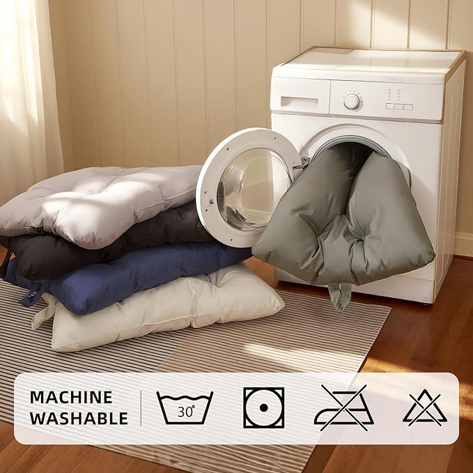 Extra Large Dog Bed Washable Pet Bed Mattress with Oxford Fabric Pillow Cushion for Crate Kennel Pet Easy-Carry Cat Beds,47”Lx29”W,Beige