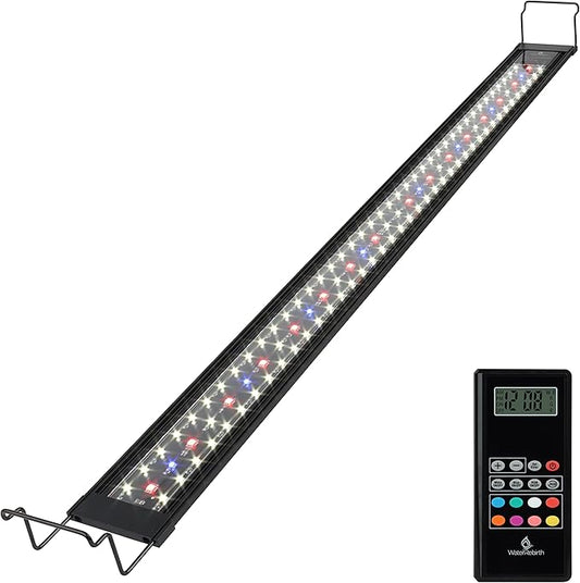 WaterRebirth Aquarium LED Light Fish Tank Light (48-54”)