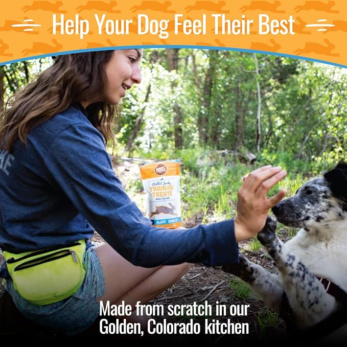 Smart Cookie Single Ingredient Rabbit Jerky Dog Treats - Bite Size Training Treats for Dogs and Puppies with Allergies and Sensitive Stomachs - Dehydrated, 100% Meat, Made in USA - 3oz, Pack of 1