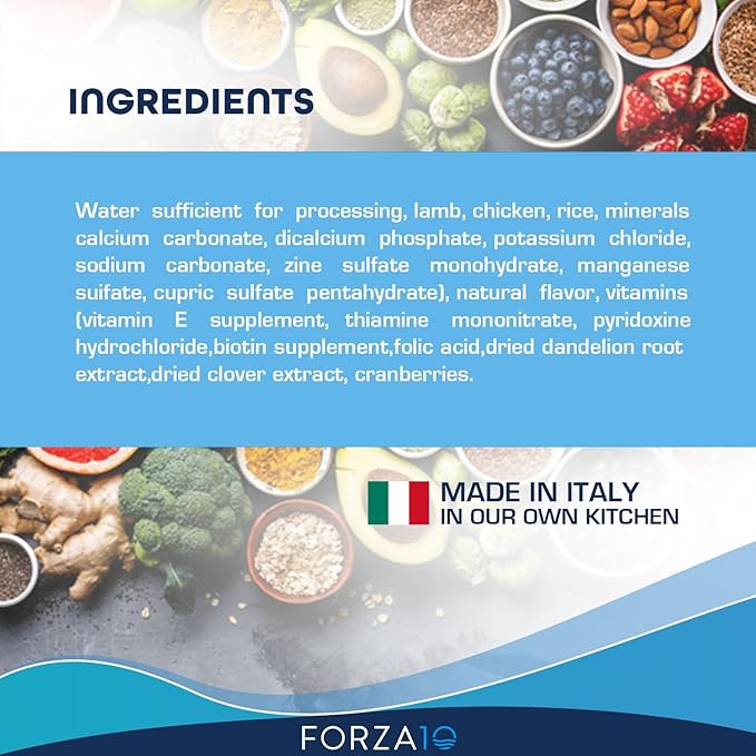 Forza10 Kidney Care Dog Food – Renal Support Wet Dog Food with Lamb, Low Protein & Phosphorus Formula, Sensitive Stomach, 3.5 oz Cans, 32 Pack – Vet Formulated, Made in Italy