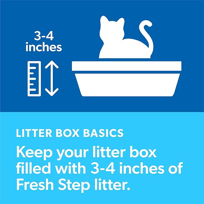 Fresh Step Extreme Clumping Litter with Febreze Freshness, Mountain Spring Scent Clumping Cat Litter with Guaranteed Odor Control, 14 lb. Box (Pack of 2)