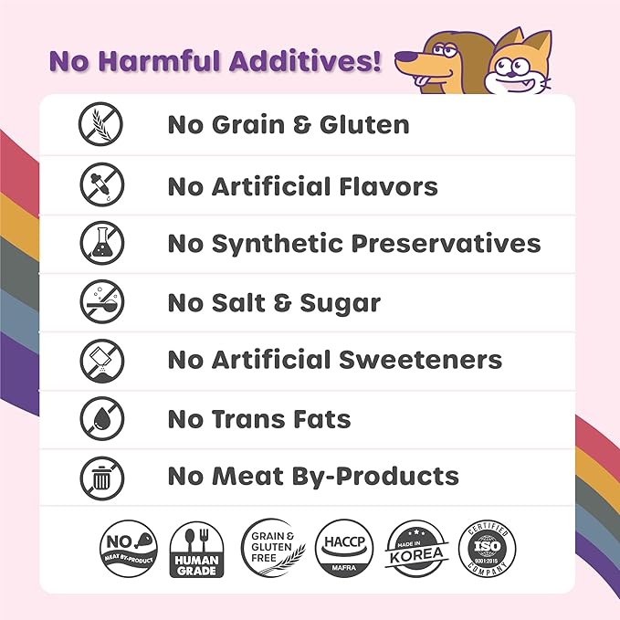 Choolip Squeeze Vita Stick Lickable Cat and Dog Treats – 49-Count Variety Pack with Multivitamins, Soft Squeezable Paste for All Life Stages, Supporting Overall Health - Box with 7 Pouches