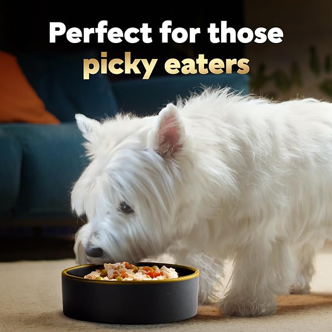 Cesar Simply Crafted Adult Wet Dog Food Meal Topper, Chicken, Carrots, Potatoes & Peas, 1.3oz. (10 Count, Pack of 1)