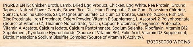 Rachael Ray Nutrish Premium Natural Wet Dog Food, Savory Lamb Stew Recipe, 8 Ounce Tub (Pack of 8)