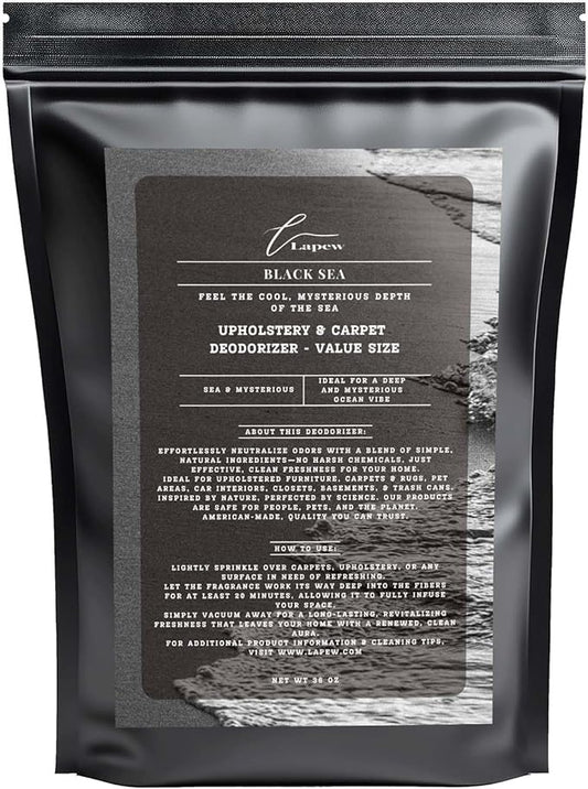 Black Sea Carpet Freshener Powder Refill 36 oz | Powerful Odor Eliminator for Home | Upholstery Deodorizer | Carpet Deodorizer | Pet Urine | Cat Litter Box