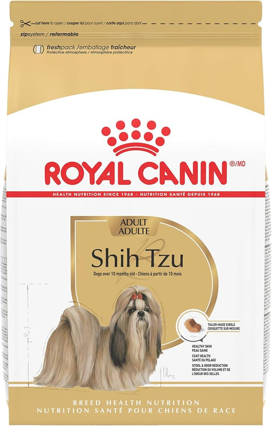 Royal Canin Shih Tzu Adult Breed Specific Dry Dog Food, 10 lb bag