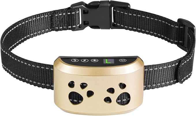 Dog Bark Collar, Svtrat Smart Bark Collar for Small Medium Large Dogs Anti Bark Collars with 4 Training Modes and 7 Level Sensitivity, Barking Collar