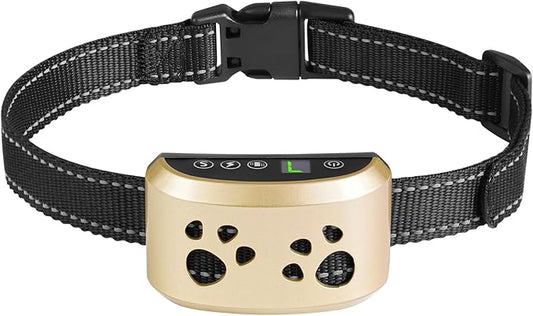 Dog Bark Collar, Svtrat Smart Bark Collar for Small Medium Large Dogs Anti Bark Collars with 4 Training Modes and 7 Level Sensitivity, Barking Collar
