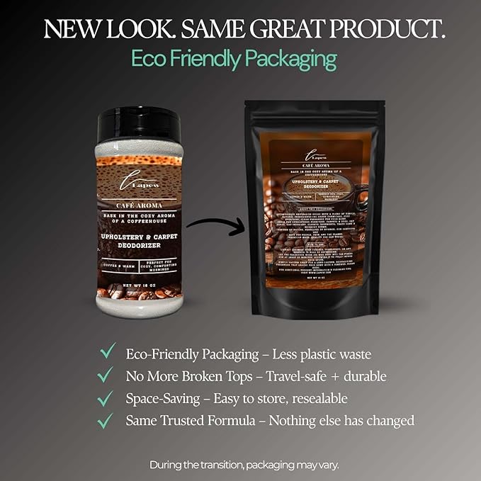 Café Aroma Carpet Freshener Powder: Powerful Odor Eliminator for Home, Upholstery Deodorizer, Carpet Deodorizer, Pet Urine, Cat Litter Box - Café Aroma Fragrance.