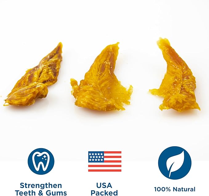 Best Bully Sticks Chicken Fillets, All-Natural Jerky Dog Treats - 24 oz (Pack of 1) Bag of Premium Chicken Strips for Dogs - High-Protein, Limited Ingredient Jerky Treats