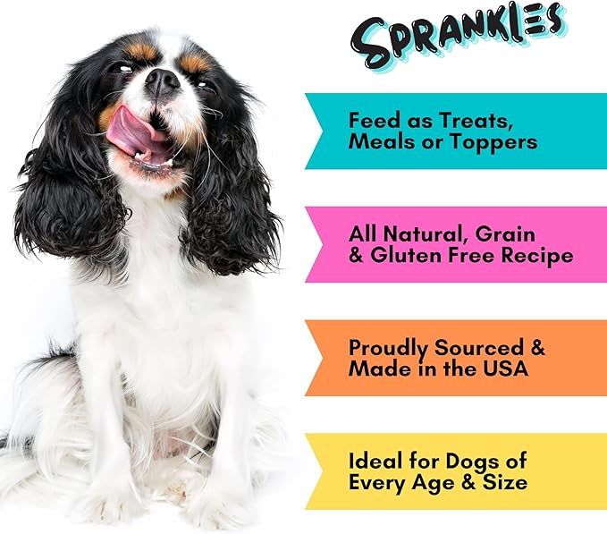 Freeze Dried Meal Toppers for Small & Large Breeds Dogs, 16 Oz Bag, Beef Dog Food Toppers for Picky Eaters, Made in USA - Grain Free & All Natural Freeze Dried Dog Treats