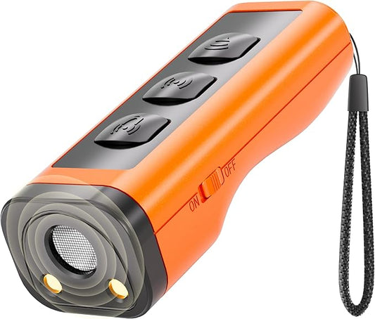 VUL Dog Bark Deterrent Devices,Anti Barking Device for Dogs(Own Or Neighbour'S Dog), Long Range Ultrasonic 50ft, Alternative to Painful Dog Training Collars and Bark Collars,Dogs Training
