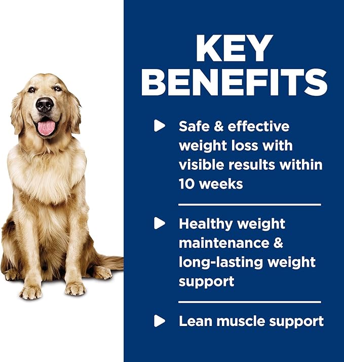 Hill's Science Diet Perfect Weight, Adult 1-6, Weight Management Support, Wet Dog Food, Chicken & Vegetables Stew, 12.5 oz Can, Case of 12