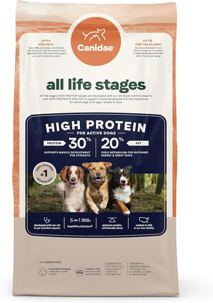 Canidae All Life Stages High Protein Dry Dog Food, Multi-Protein Recipe, 4 lbs.