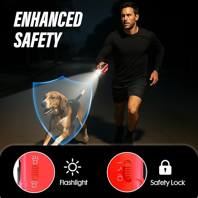 Dog Bark Deterrent Device, 3X Ultrasonic Anti Barking, 6 Training Modes 23 FT Range Barks No More Indoors Outdoors Behavior Correct Safe & Humane Rechargeable Compact Bark Control for Dogs RED