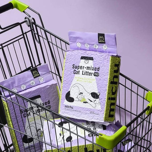 Mixed Tofu Cat Litter, Heavy Duty Flushable Kitty Litter, 5.5Lb/88Oz (3 Pack, Original)