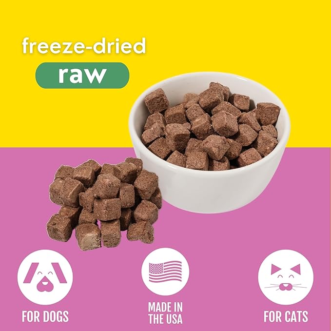 Momentum Carnivore Nutrition Freeze-Dried Chicken Training Bites – Two Ingredients-Chicken Gizzard and Heart, All-Natural Dog Treats –Made in USA – Perfect for Training & Rewards- 2.5 oz Bag