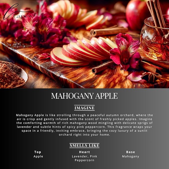 Mahogany Apple Carpet Freshener Powder Refill 36 oz | Powerful Odor Eliminator for Home | Upholstery Deodorizer | Carpet Deodorizer | Pet Urine | Cat Litter Box