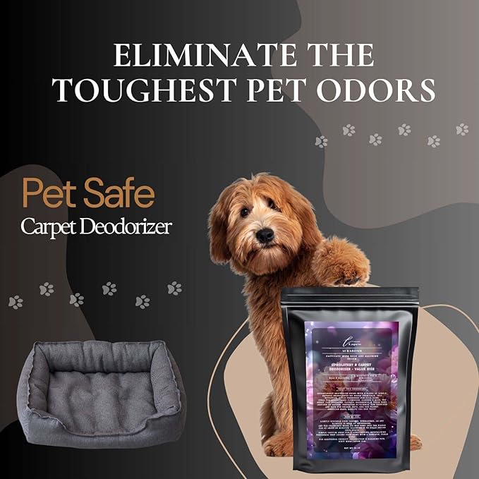 Aurabomb Carpet Freshener Powder Refill 36 oz | Powerful Odor Eliminator for Home | Upholstery Deodorizer | Carpet Deodorizer | Pet Urine | Cat Litter Box | Bombshell Fragrance