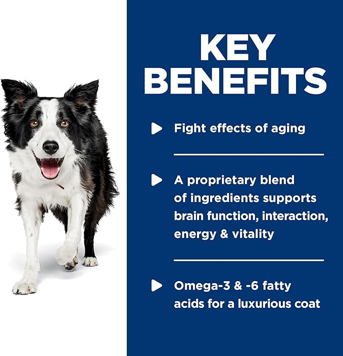 Hill's Science Diet Senior Vitality Adult 7+ Wet Dog Food, Chicken & Vegetable Stew, 12.5 oz. Cans, 12-Pack