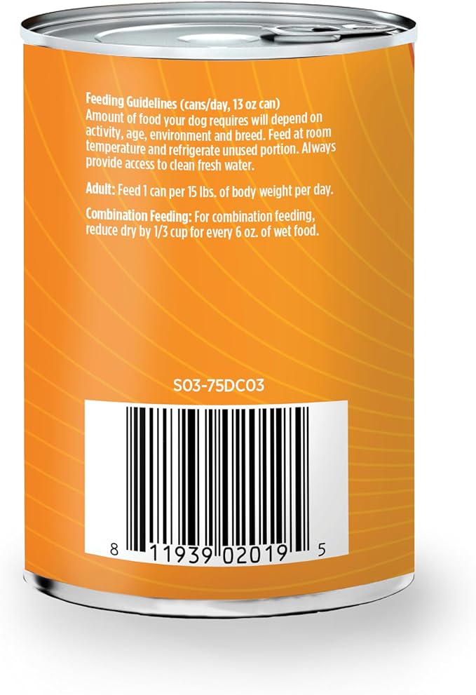 Nulo Grain-Free Chicken, Carrots, & Peas Recipe Adult Wet Canned Dog Food, 13 Ounce, 12 Cans