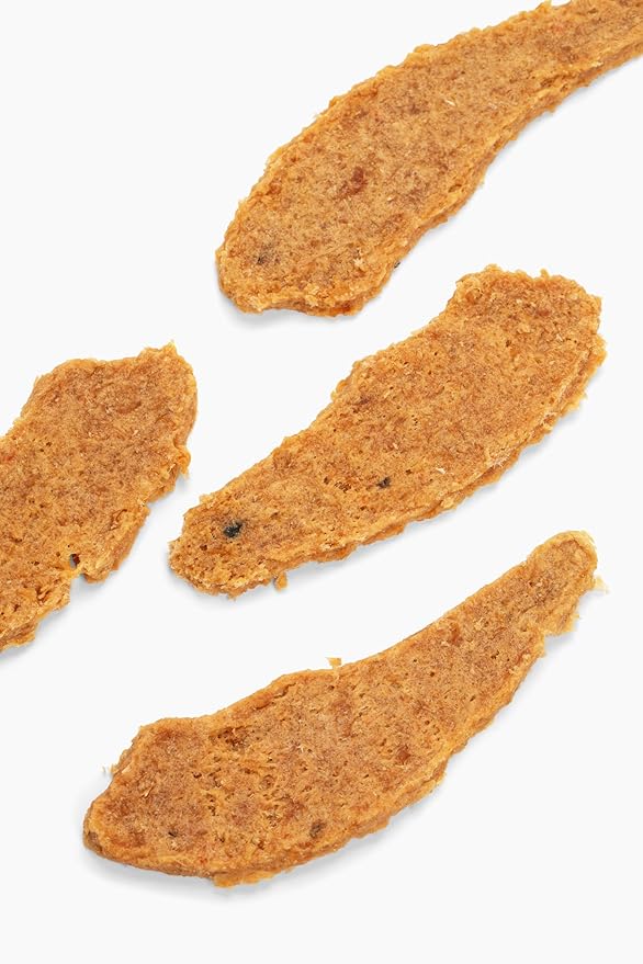 Waggin' Train Salmon Jerky Tenders for Skin & Coat Support for Dogs - 12 oz Pouch - Grain Free, High Protein Dog Treat