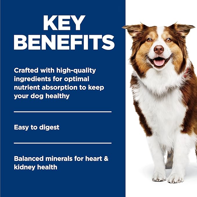 Hill's Science Diet Adult 7+, Senior Adult 7+ Premium Nutrition, Wet Dog Food, Beef & Barley Loaf, 13 oz Can, Case of 12