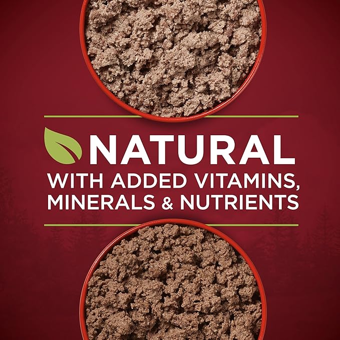 Purina ONE True Instinct Classic Ground Grain-Free Formulas With Real Turkey and Venison, and With Real Chicken and Duck High Protein Wet Dog Food Variety Pack - (Pack of 6) 13 oz. Cans