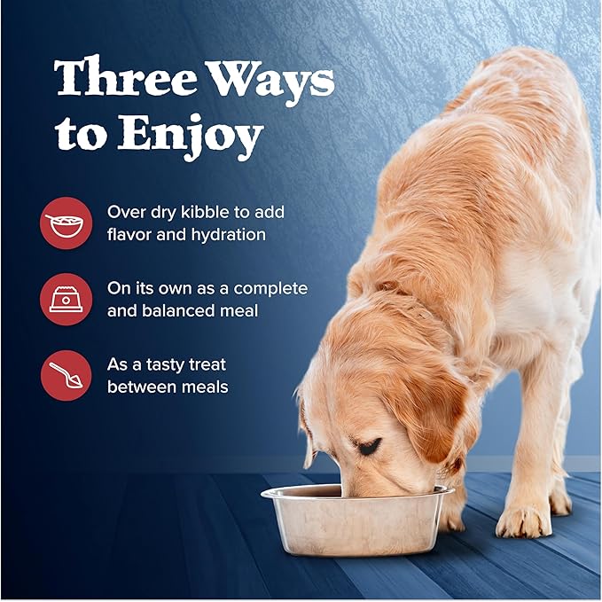 Blue Buffalo Wilderness High Protein Natural Adult Wet Dog Food Plus Wholesome Grains, Chicken & Salmon Grill 12.5-oz Cans (Pack of 12)