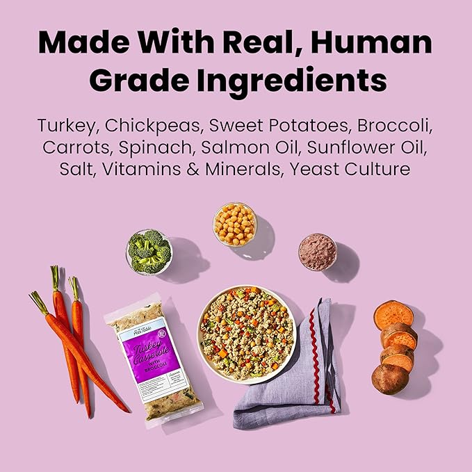 The Pets Table Human-Grade Variety Pack Fresh Dog Food, Dog Food Topper or Complete Meal, 9 Count of 32 to 36-oz Pouches, 19lbs