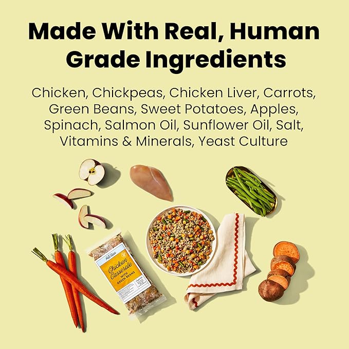 The Pets Table Human-Grade Variety Pack Fresh Dog Food, Dog Food Topper or Complete Meal, 9 Count of 32 to 36-oz Pouches, 19lbs