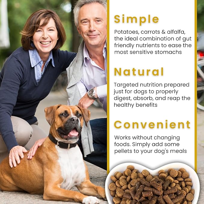 Olewo Rootsies Food Topper – Sensitive Stomach Dog Food, Fiber for Dog Stool Hardener, Dog Food Toppers for Picky Eaters, Probiotics for Dogs Digestive and Dog Gut Health, 2.2 lbs