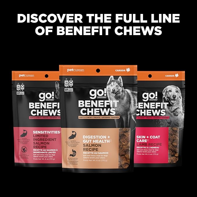 Go! Solutions Weight Management + Joint Care Dog Treats - Chicken Recipe - Soft and Chewy Dog Treats, 6 oz Bag