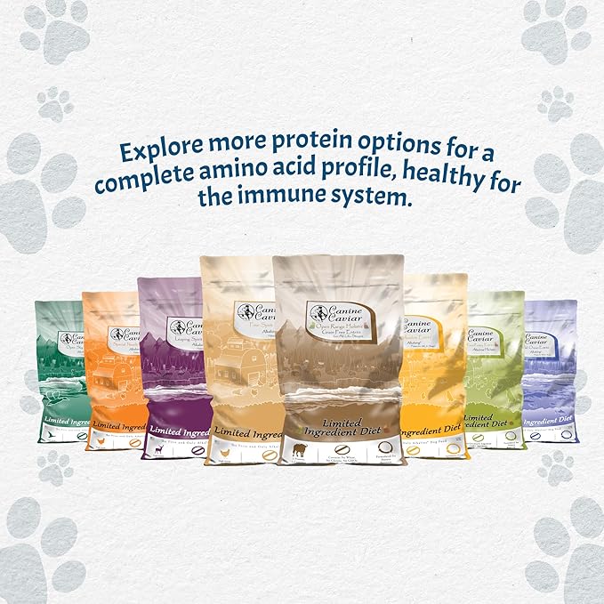 Canine Caviar - Wild Ocean: Herring & Teff Alkaline Dry Dog Food, Limited Ingredients, Gluten-Free, Based on Science & Research, Veterinary Alternative Diet (4.4 Pound Bag)