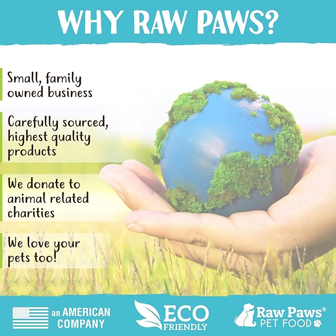 Raw Paws Signature Pet Food for Dogs & Cats - Green Lamb Tripe, 1-lb Rolls (20 Pack) - Fresh Pet Food Made in USA - Natural Dog Food Rolls - Raw Frozen Dog Food – Green Lamb Tripe for Dogs & Cats