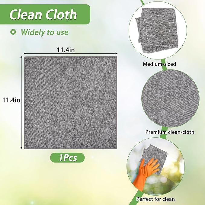 5Pcs Bird Bath Brush Kit, Larbeti 1P Hard Silk Bristle Bird Bath Cleaner Brush, 2P Hummingbird Feeder Cleaning Scrub, 1P Steel Wire Scrub, 1P Clean-Cloth to Hummingbird Feeders, Bath Feeders