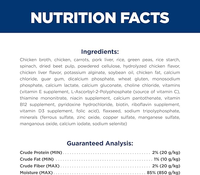 Hill's Science Diet Healthy Cuisine, Senior Adult 7+, Great Taste, Wet Dog Food, Chicken & Vegetables Stew, 2.8 oz Pounch, Case of 24
