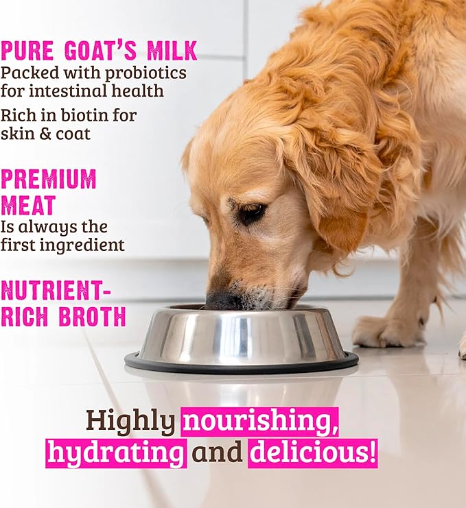 Rawz STEW -Goat's Milk Dog Food, 10 Ounce Cans (Chicken/Beef & Goats Milk) Case of 12 Cans