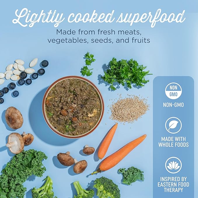 Side by Side Pork & Rabbit Stew, Cooling Dog Food for All Breeds, Made of Whole Foods, Every Ingredient Has a Purpose, No Artificial Additives, Fillers, or Gums, Ready to Serve, 12.5 oz, 6 Pack