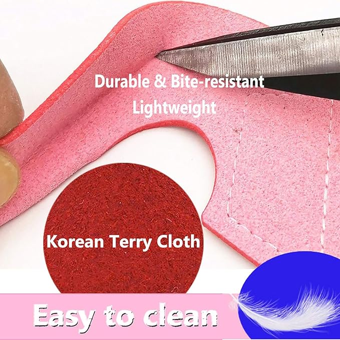 QBLEEV 4Pack Pet Parrot Anti-bite E-Collars, Anti-Grab Feather Plucking Wound Healing Safety Elizabethan Collar, Protective Recovery Cones for Budgerigar Lovebird Agapornis Fischer Cockatiel Cockatoo