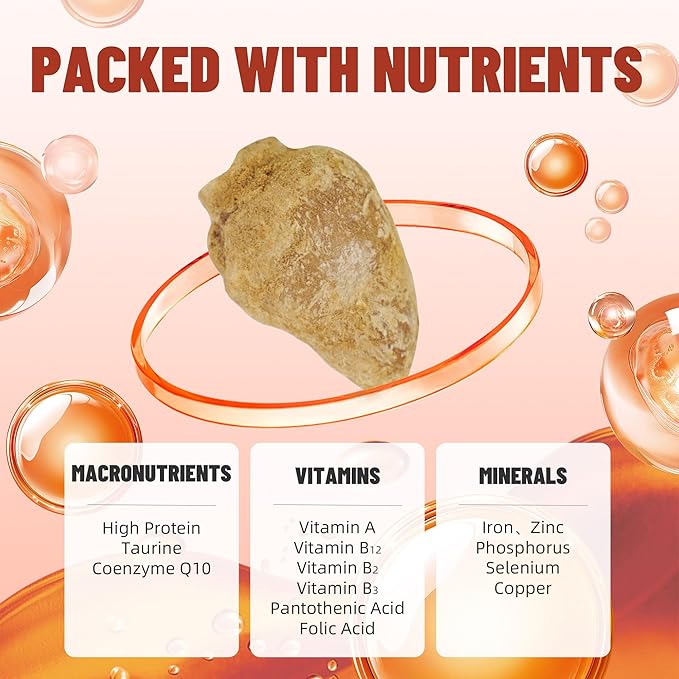 Just Try 6 oz Freeze-Dried Chicken Heart Dog & Cat Treats - Single Ingredient, Grain-Free, High Protein Training Treats Snacks