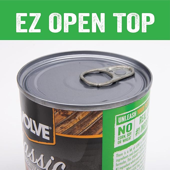 Evolve Classic Lamb and Rice Recipe Canned Dog Food, 13.2oz (Pack of 12)