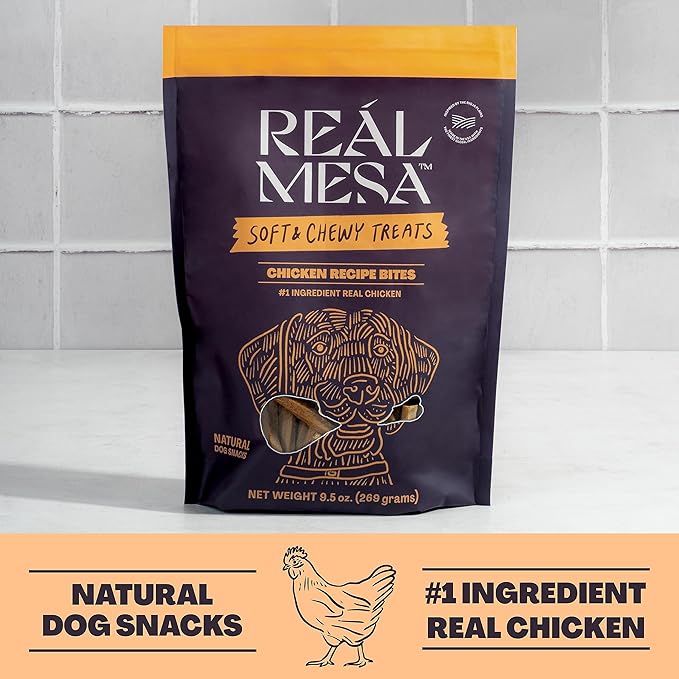 Soft & Chewy Chicken Recipe Dog Treats - Tasty Training Snacks for Small, Medium, and Large Dogs, Protein-Packed, Easy-to-Chew Treats for All Breeds, Pet Treats, (9.5oz)
