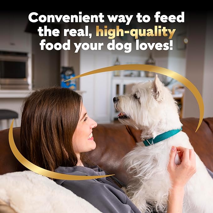 Cesar Simply Crafted Beef, Chicken, Purple Potatoes, Peas & Carrots Wet Dog Food Complement, 8.82 oz. Pouch (6 Count, Pack of 2)