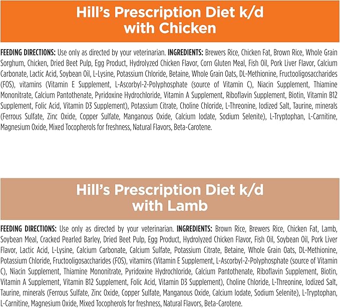 Hill's Prescription Diet k/d Kidney Care Starter Kit Variety Pack Dog Food, Veterinary Diet, 5.25 oz. Dry Food (2), 13 oz. Cans (2), 5.5 oz. Cans (4)