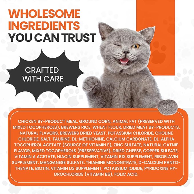 Scoochie Pet Cat by Scoochie – Catnip Flavored Cat Treats, Crunchy Outside & Creamy Inside, 3| 8.8 oz Tubs