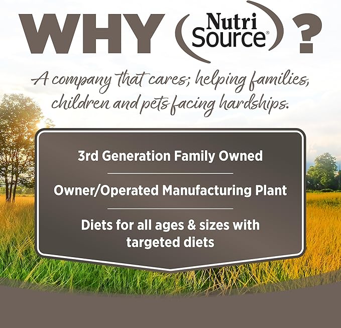 NutriSource Dry Dog Food for Seniors, Chicken and Rice, 4LB