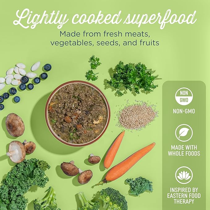 Side by Side Beef & Salmon Stew, Neutral Dog Food for All Breeds, Made of Whole Foods, Every Ingredient Has a Purpose, No Artificial Additives, Fillers, or Gums, Ready to Serve, 12.5 oz, 3 Pack