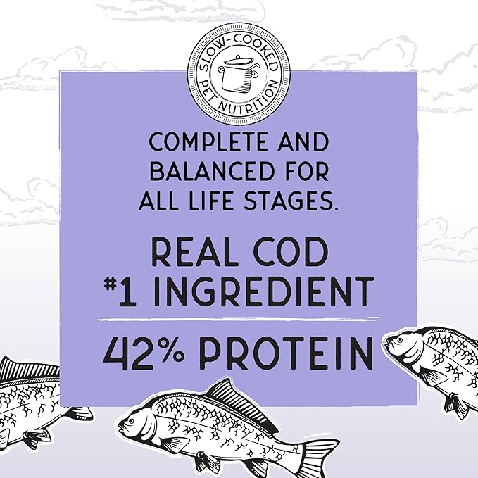 Blackwood Bounty Dry Cat Food, Cod & Carp Recipe for All Life Stages, 4.5 Pound Bag, High Protein, Grain Free