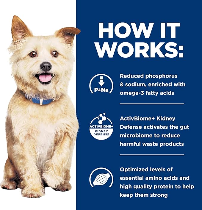 Hill's Prescription Diet k/d Kidney Care Chicken & Vegetable Stew Wet Dog Food, Veterinary Diet, 5.5 oz. Cans, 24-Pack